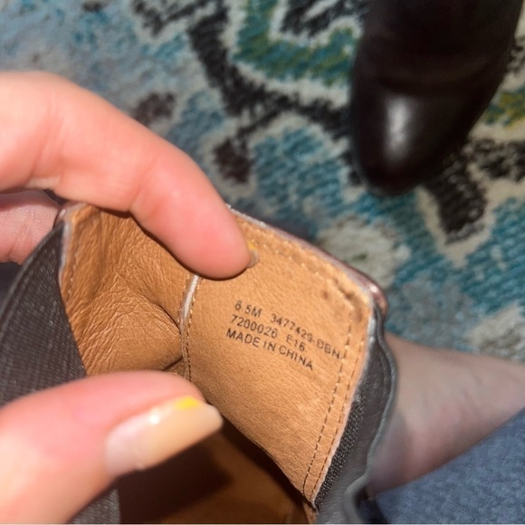 Frye leather burgundy heeled ankle boots - Picture 10 of 10